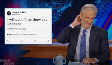 Jon Stewart Says The Daily Show Would Be 'Delighted' To Host Elon Musk